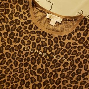 MICHAEL Michael Kors Leopard Print T-shirt